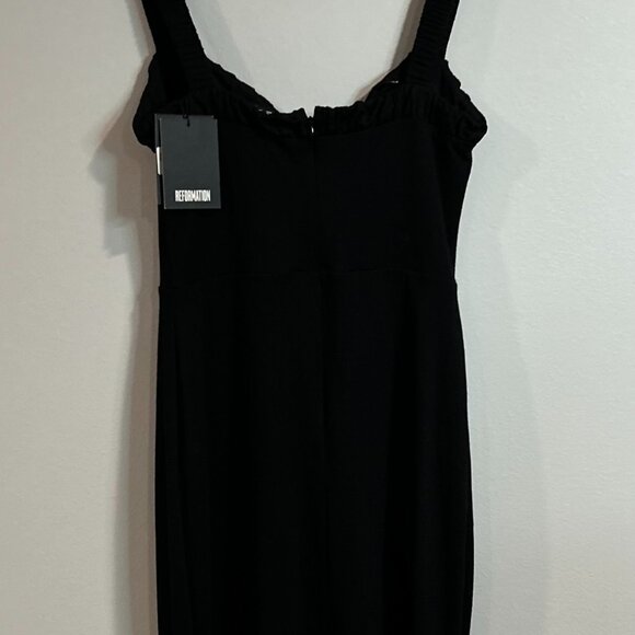 Reformation Square Neckline Midi Length Dress w/ Tags Size: M - Picture 3 of 8